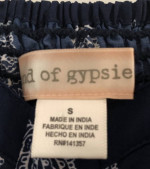 BEAUTIFUL NEW LONG BLUE/WHITE TOP, sz SM