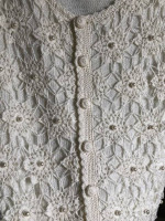 Vintage Liz Claiborne Large Crochet Top