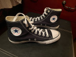 CONVERSE high top black women size 9.5 size 7.5 Mens