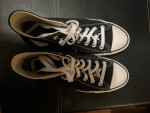 CONVERSE high top black women size 9.5 size 7.5 Mens