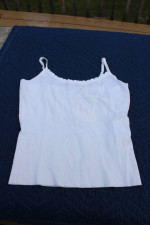 Worthington White Size M Spaghetti Strap Top NEW