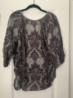 Women's 100% Silk Top, Size S