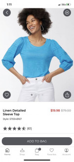 NWT Chico’s woman’s top