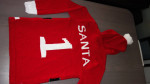 Ugly Christmas sweater (was $50) Holiday Santa women's red top hooded