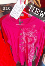LIGHT PINK DESIGN SOFT LADIES LARGE TOP ROUCHED SIDES