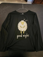 Girls' Snoozing Sheep Pajama Top