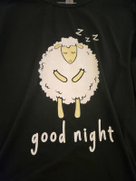 Girls' Snoozing Sheep Pajama Top