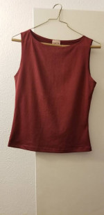 Rust Sleeveless Top