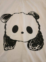 Girls' Panda Bear Pajama Top
