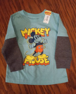 New Mickey Mouse Jumping Beans Brand Top - Size 12 mo.
