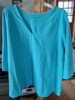 New Women's 3/4 Sleeve Top from 'Women Within' - Size 3X (30/32)