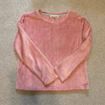 Womens Fluffy Pink Top size M