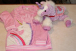 Girls Unicorn Top & Stuffed Toy