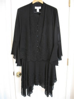 Ladies Beautiful 2 Piece Black Skirt and Top