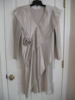 Ladies Beautiful Silver/Champagne 2 Piece Skirt and Top