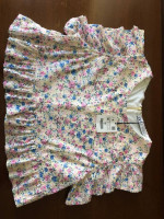 ZARA SEQUIN Crop Top Butterfly Sleeves