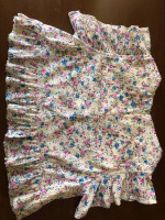 ZARA SEQUIN Crop Top Butterfly Sleeves