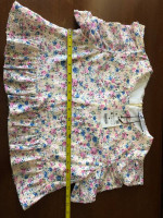 ZARA SEQUIN Crop Top Butterfly Sleeves