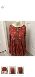 Easel Long sleeve floral top