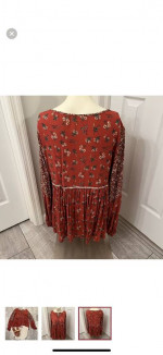 Easel Long sleeve floral top