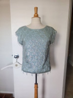 Vintage beaded top
