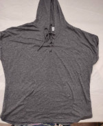 RBX PLUS SIZE TOP 2X GRAY