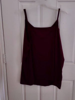 Terra & Sky Plus Size 4X burgundy top