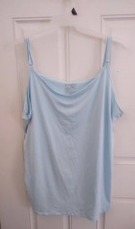 Terra & Sky Plus Size 4X light blue top
