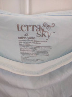 Terra & Sky Plus Size 4X light blue top