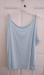 Terra & Sky Plus Size 4X light blue top