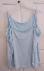 Terra & Sky Plus Size 4X light blue top