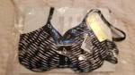 Zebra black & white swimsuit top / NEW