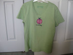 Life is Good Women's Top with Ladybug Design Size Small NEW