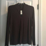 Talbot's Brown Long Sleeved Women's Top Size Small