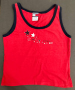 Vintage Tommy Girl Crop Tank Top Juniors XL