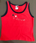 Vintage Tommy Girl Crop Tank Top Juniors XL