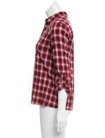 Alice + Olivia Plaid Long Sleeve Top w/ Tags