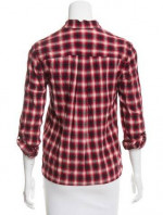 Alice + Olivia Plaid Long Sleeve Top w/ Tags