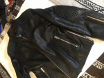 Men’s xl top gun leather black coat perfect
