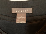 Kenar Sleeveless Black Dressy Lined Blouse Top Size Small