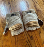 Thinsulate Insulated Pop Top Mittens / Fingerless Gloves (Like New)
