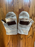 Thinsulate Insulated Pop Top Mittens / Fingerless Gloves (Like New)