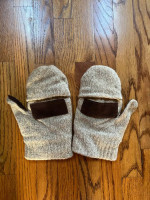 Thinsulate Insulated Pop Top Mittens / Fingerless Gloves (Like New)