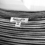MEDIUM Splendid Black White Striped Lightweight Thin Top (Retail $168)