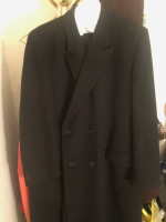 Yves Saint Laurent Mens Double Breasted Top Coat