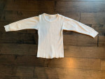 Men's Winter Thermal Base Layer Top & Bottom Set, Lg / Med 100% Cotton