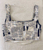 Newspaper Print Top