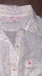 Victoria's Secret Long Sleeve Pajama Top Size XS