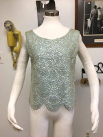 Vintage 1950's Beaded Top - Gimbels