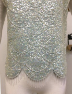 Vintage 1950's Beaded Top - Gimbels